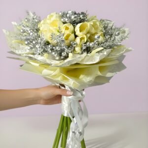 Ivory Grace Artificial Flower Bouquet